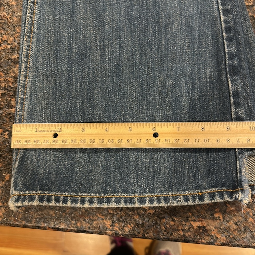 Abercrombie & Fitch Men's 1892 Blue Flare Jeans with zippered front 30x32 - Picture 11 of 11